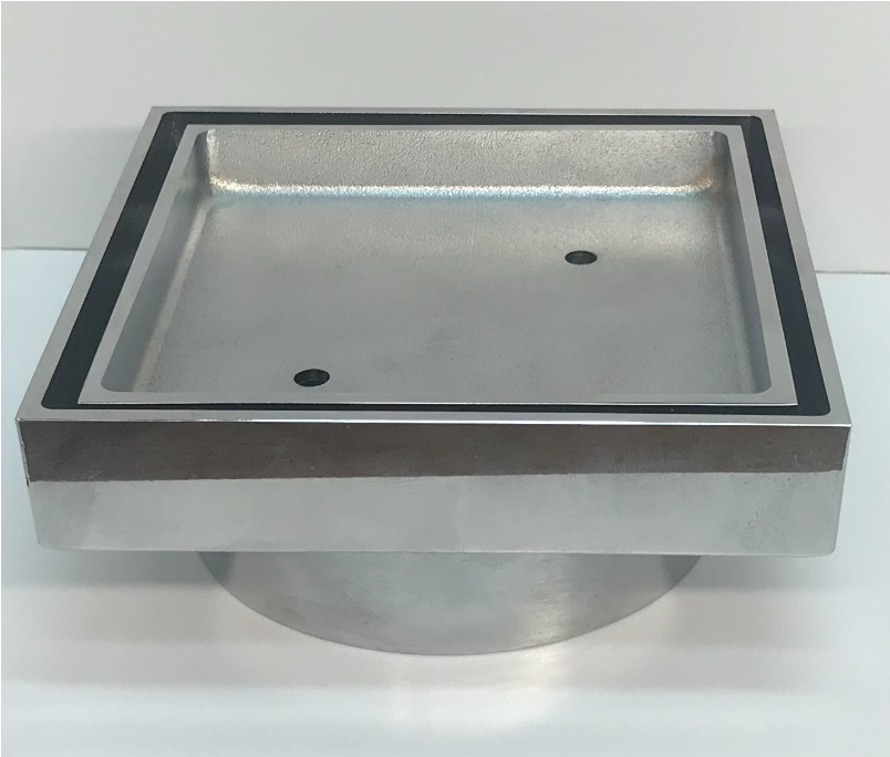 Tile Insert Floor Waste 115 x 115mm - Chrome