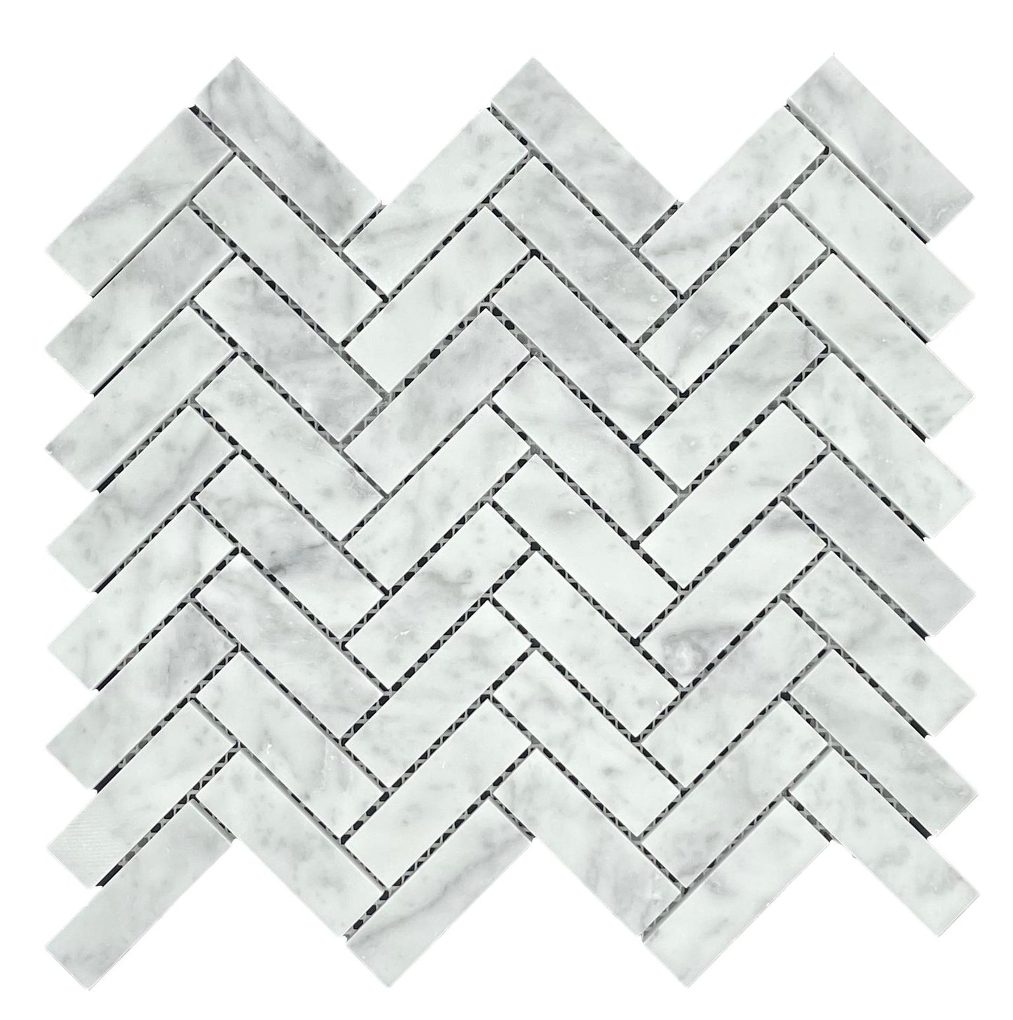 Herringbone Honed 62mm - Carrara