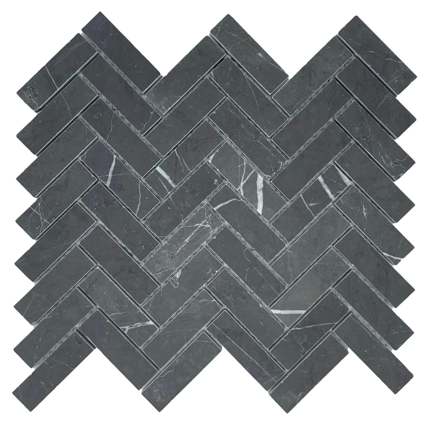 Herringbone Honed 72mm - Pietra Grey