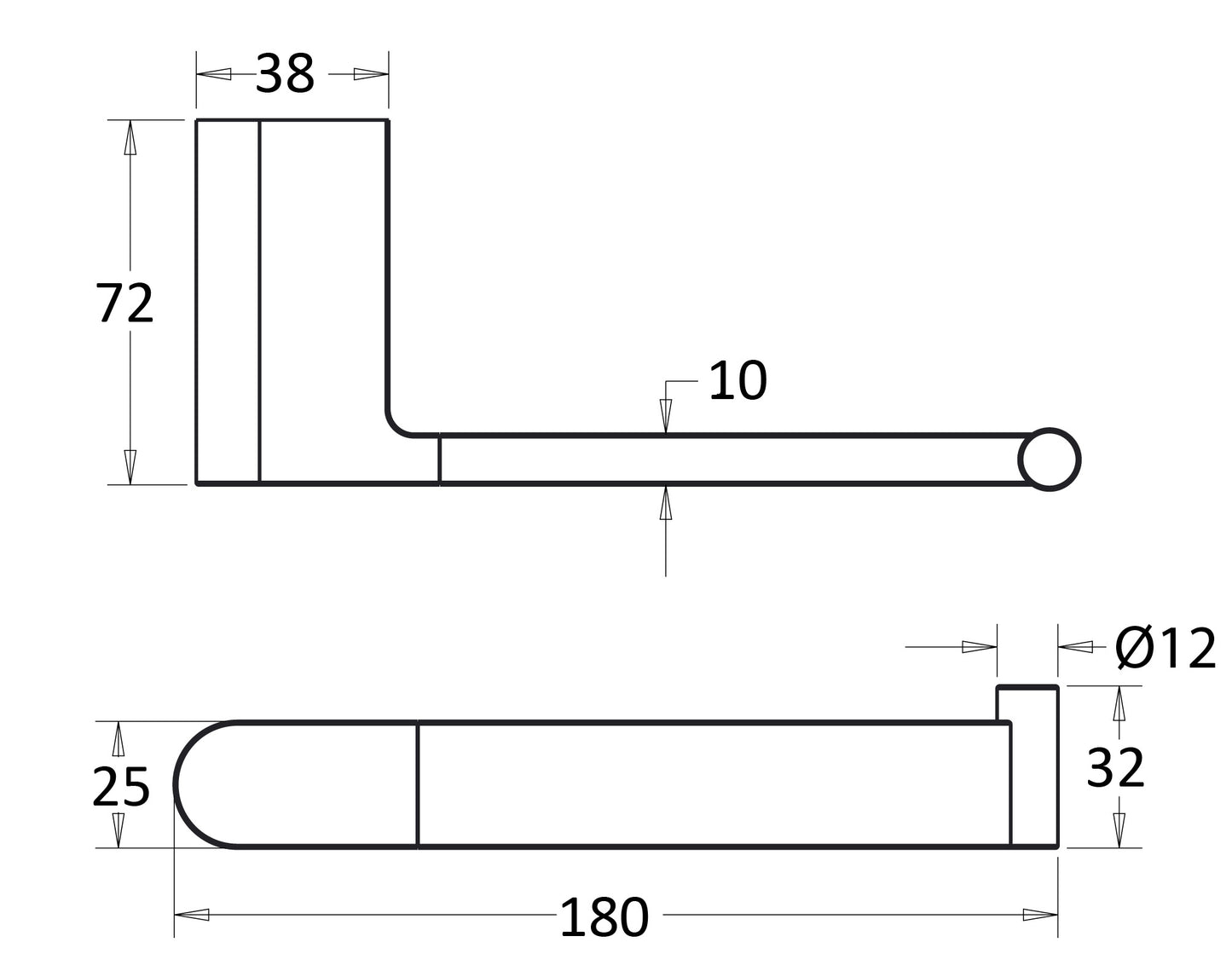 Flores Toilet Roll Holder - Gunmetal