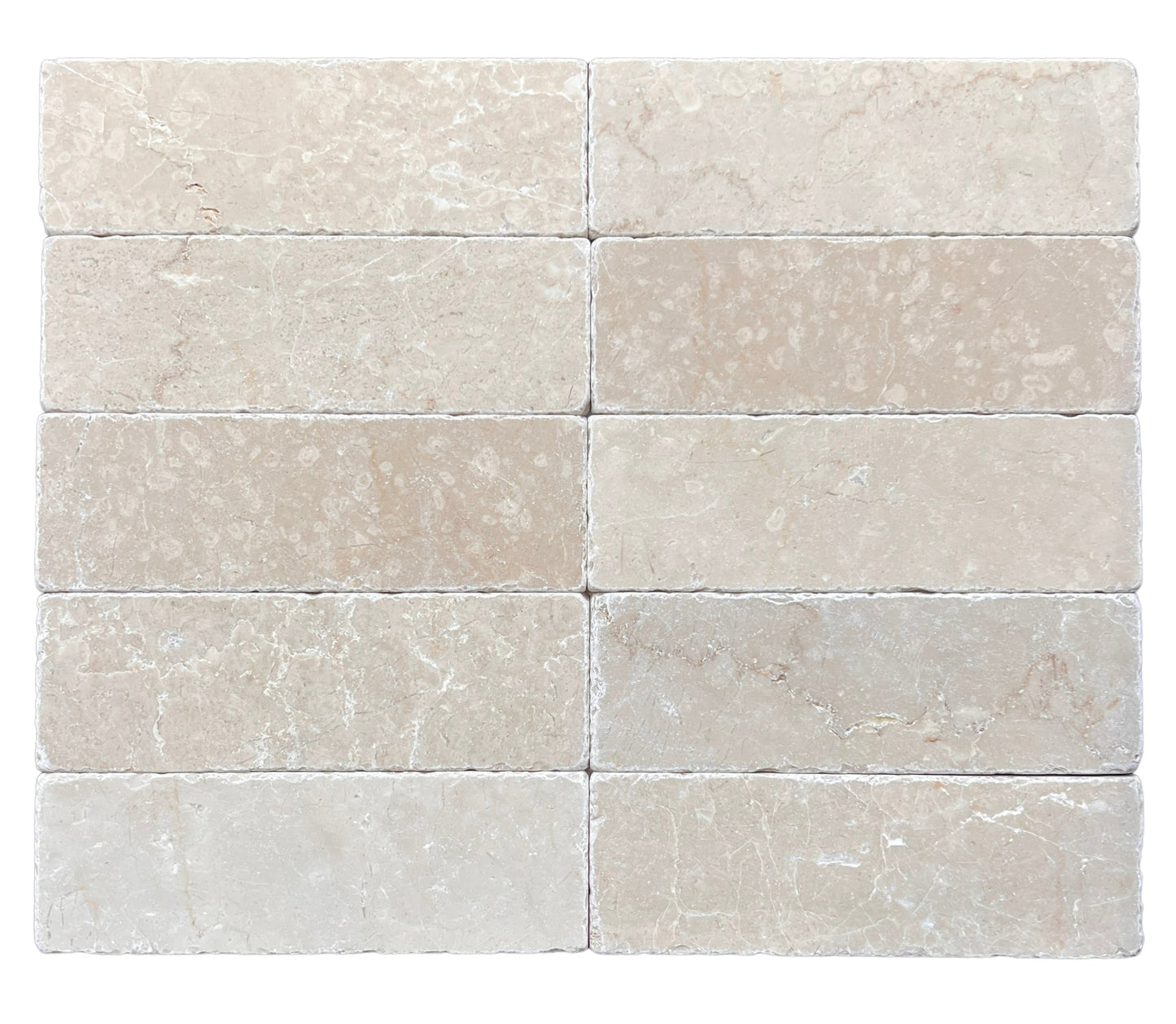 Subway Tumbled 200X65mm - Botticino