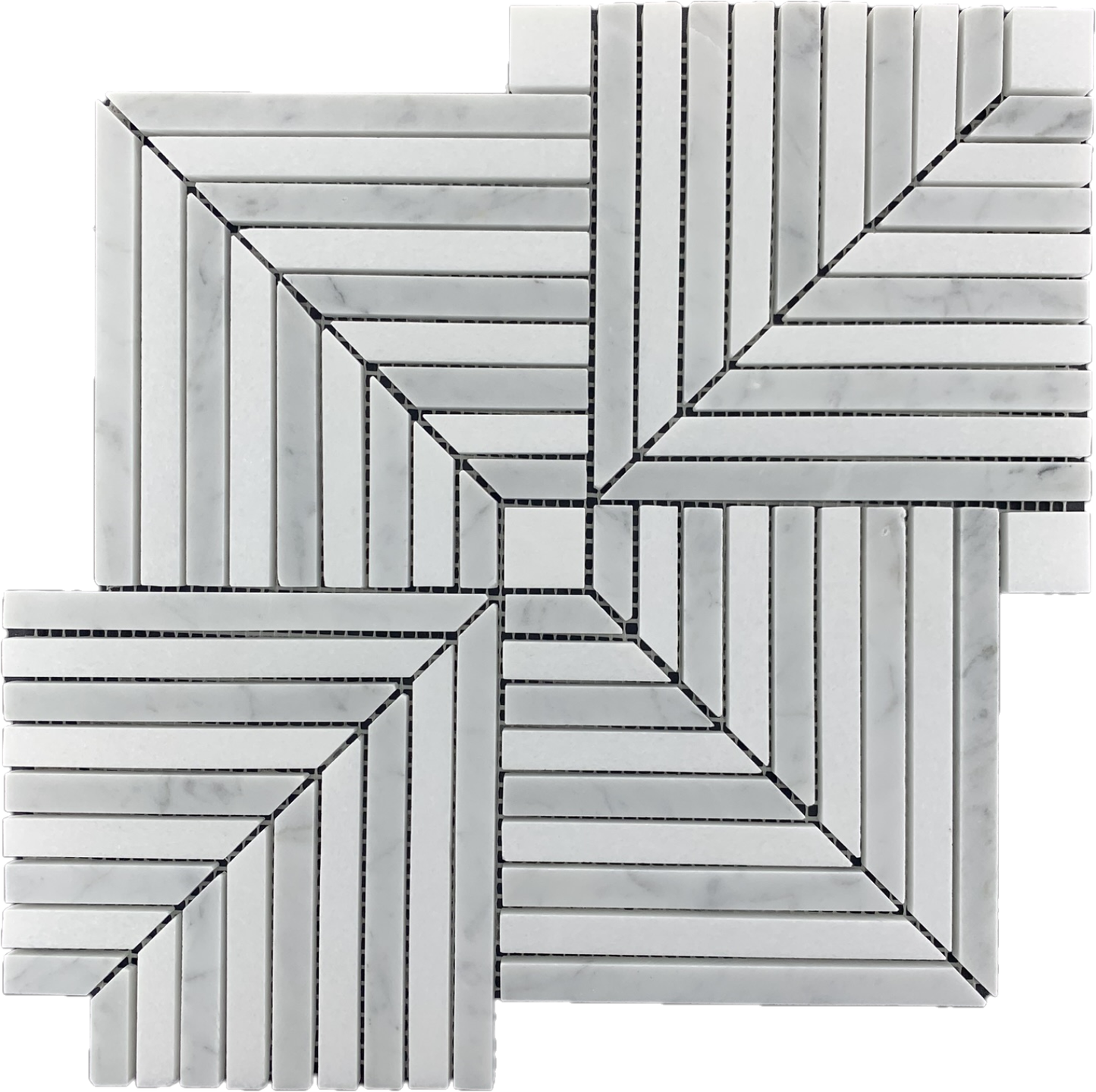 Modern Honed - Carrara and Thassos