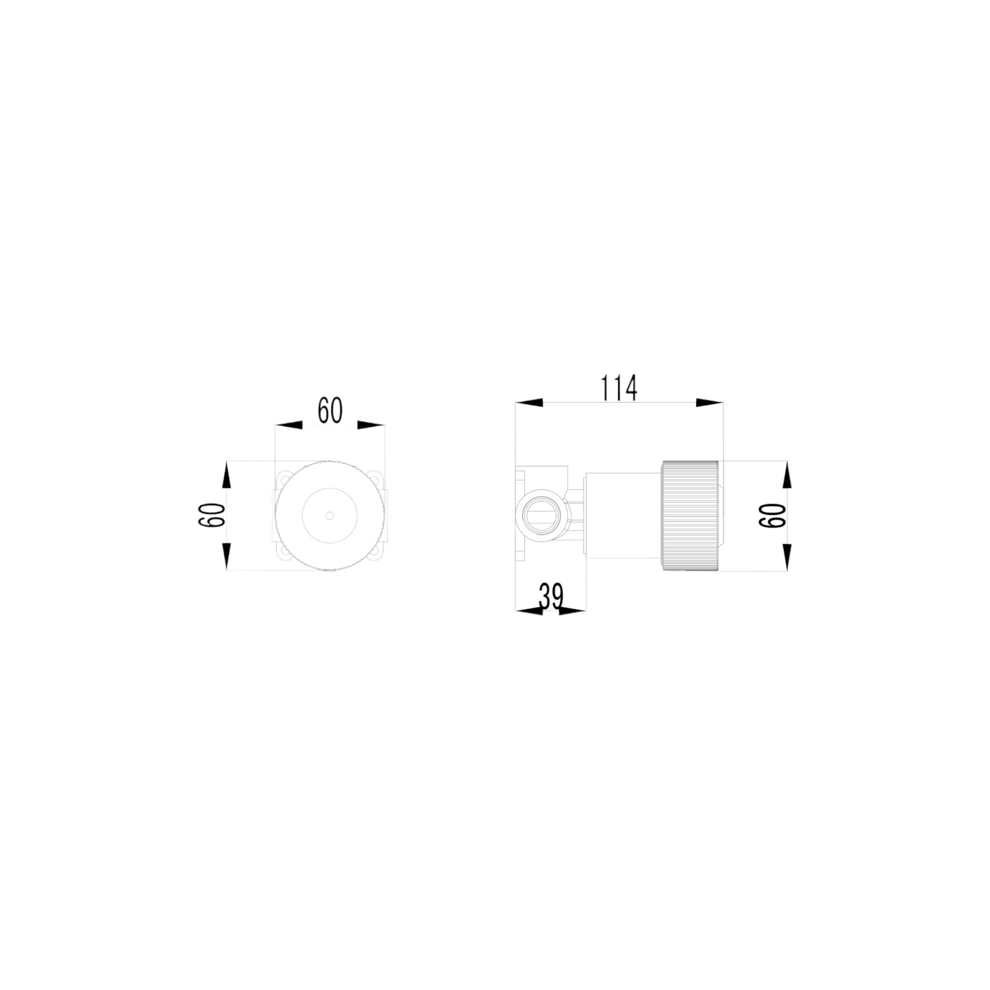 Soko Wall Mixer - Brushed Nickel