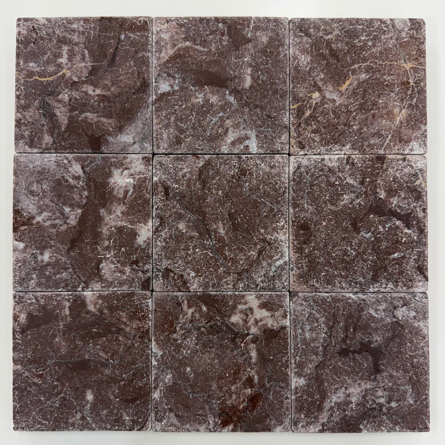 Square Tumbled 100mm - Regal Purple