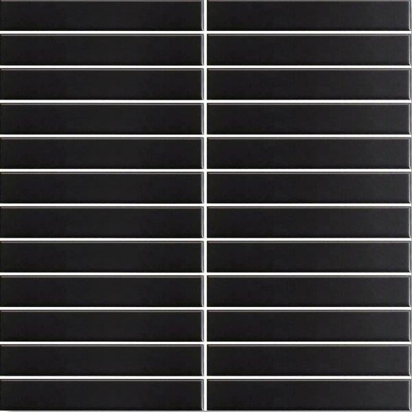 Cottage Strip Glazed - Black