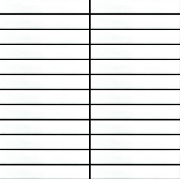 Cottage Strip Glazed - White