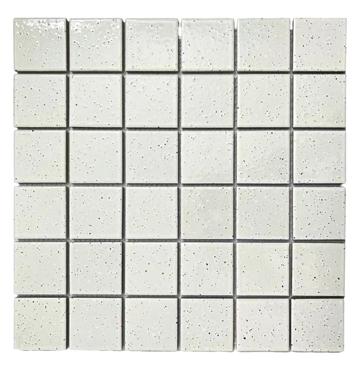 Square Mosaic Tiles - Tokyo White