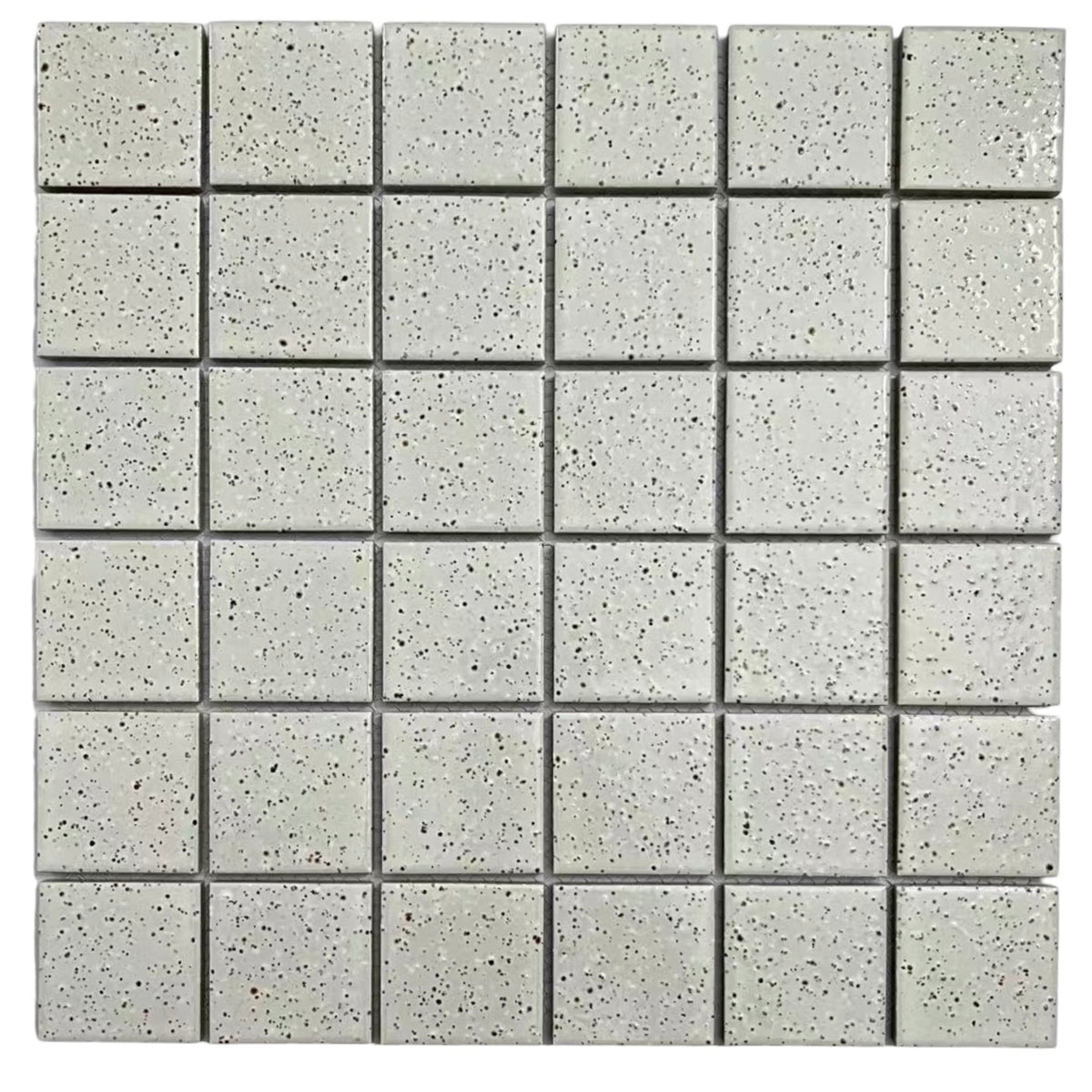 Square Mosaic Tiles - Tokyo Light Grey