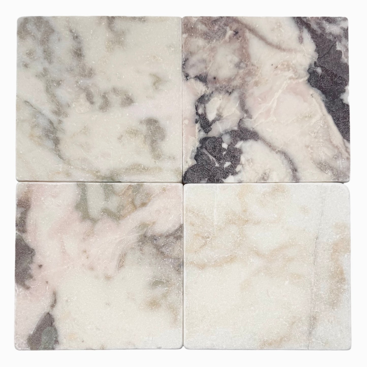 Square Tumbled 150mm - Viola