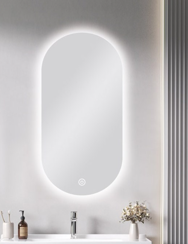 Carysil Oval LED Mirror 450x900mm