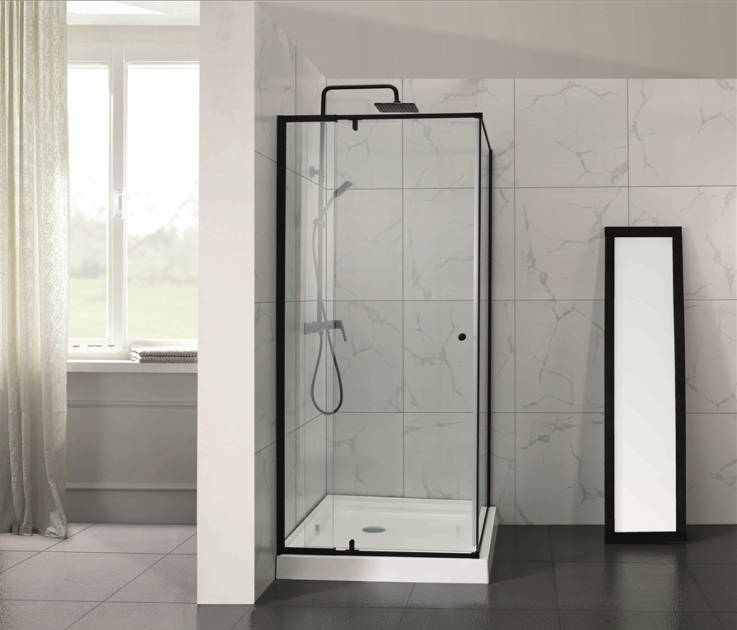 Semi-Frame Pivotal Door Shower Screen