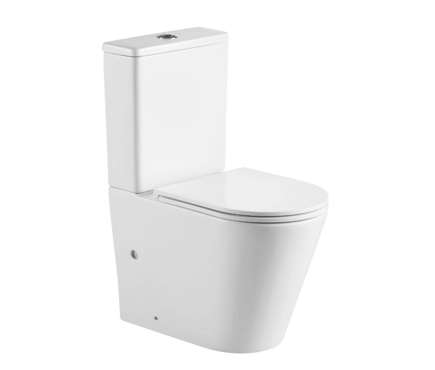 Berlin Back-To-Wall Toilet Suite - Matte White