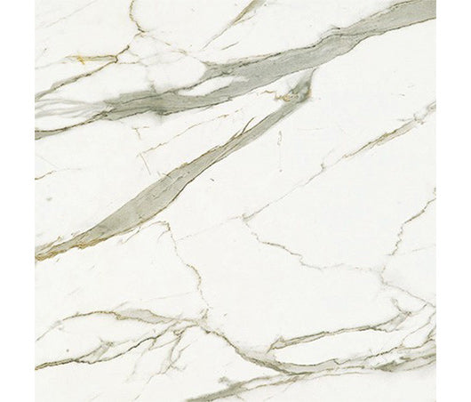 Euromarmo Glazed Porcelain Tile - Statuario Venato