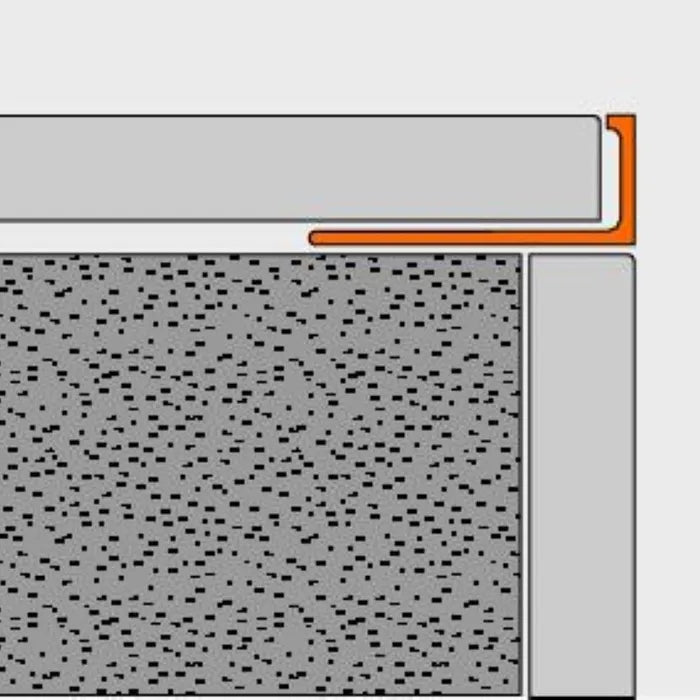 Amark L-Profile Aluminium Angle - Matte Black