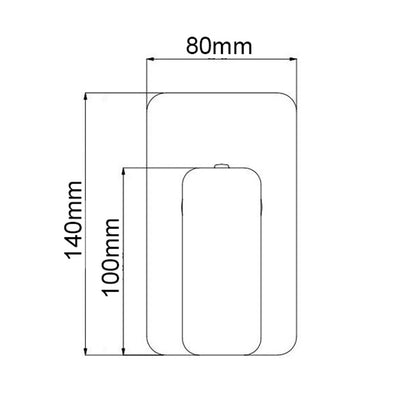 Ivano Series Wall Mixer Trim Kit - Brushed Nickel