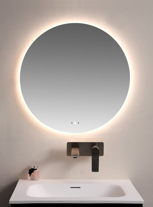 Luna Round LED Backlit Mirror