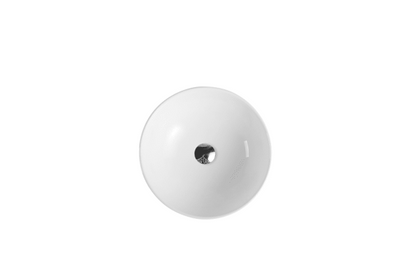 Spin 40 Above Counter Round Basin - Gloss White