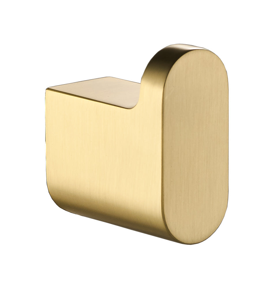 Flores Robe Hook - Brushed Gold – BCP Interiors
