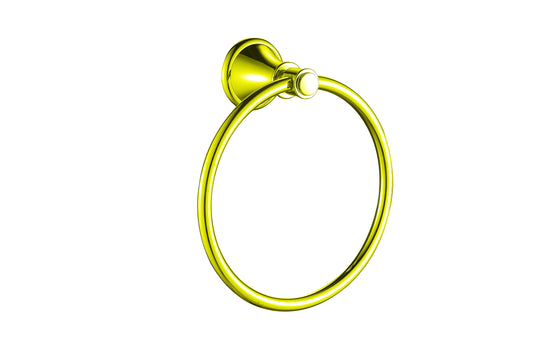 Clasico Towel Ring - Brushed Gold