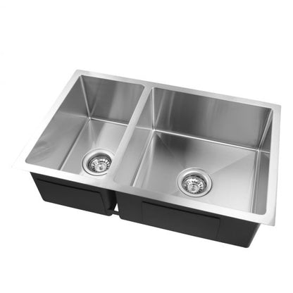 Stainless Steel Sink with Double Bowl 710x450