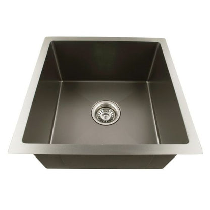 Stainless Steel Single Bowl Sink 440x440 - Gunmetal