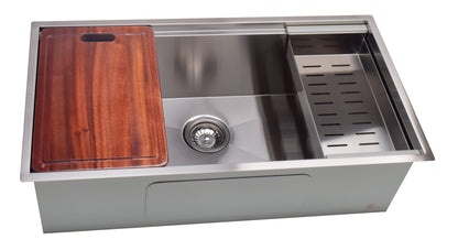 Stainless Steel Sink with Single Bowl 838x450mm