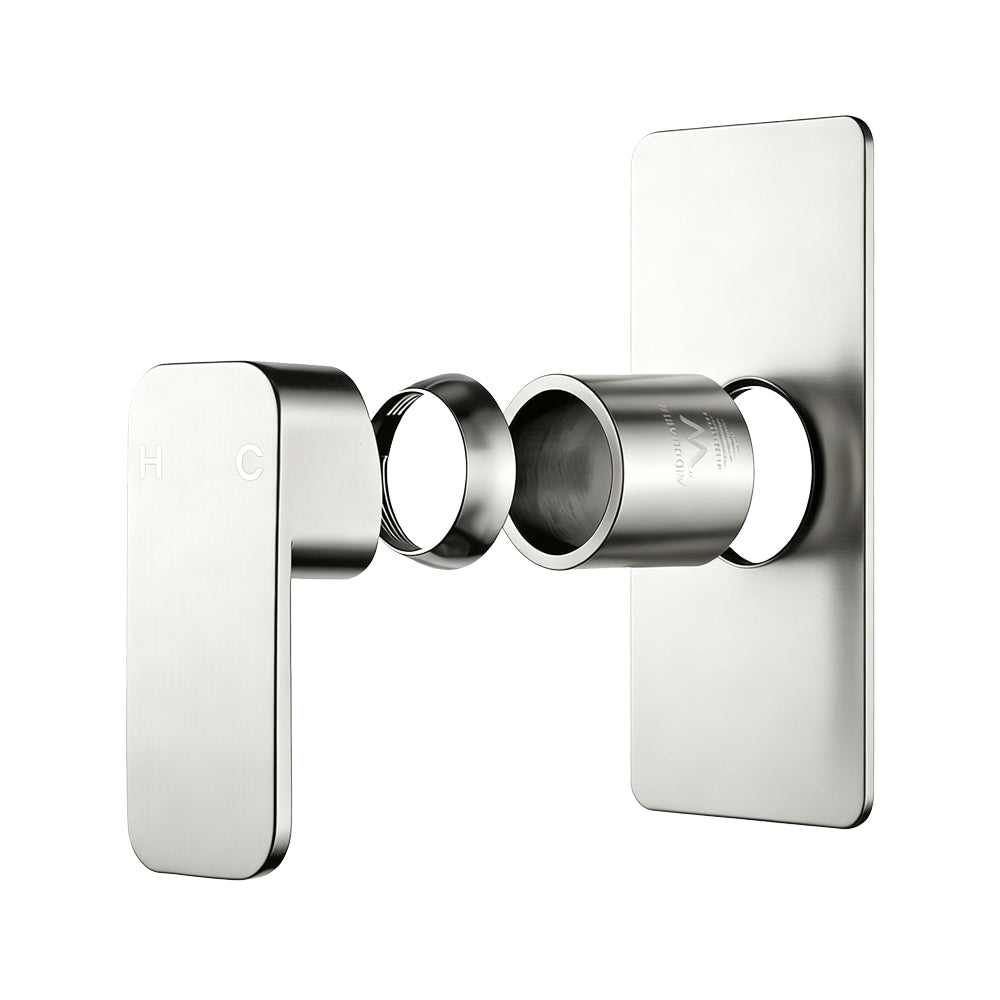 Ivano Series Wall Mixer Trim Kit - Brushed Nickel