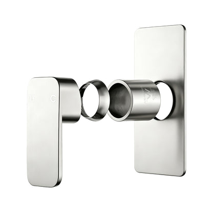 Ivano Series Wall Mixer Trim Kit - Brushed Nickel