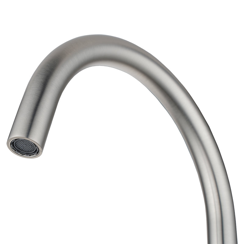 Moon Series Swivel Basin Mixer - Brushed Nickel