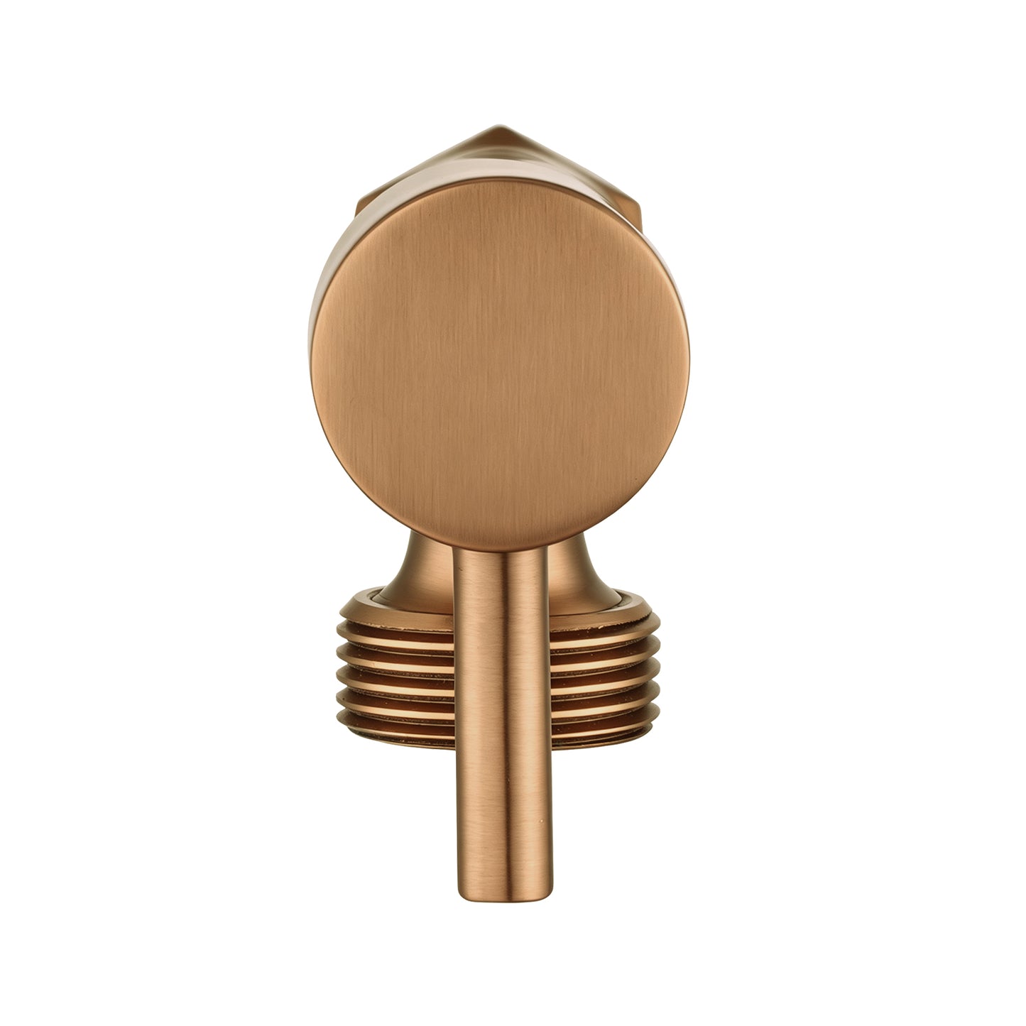 Washing Machine Stop Tap - Brushed Copper