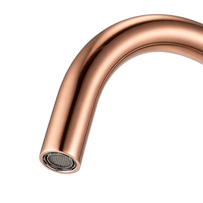 Moon Series Split Type Basin Mixer - Brushed Copper