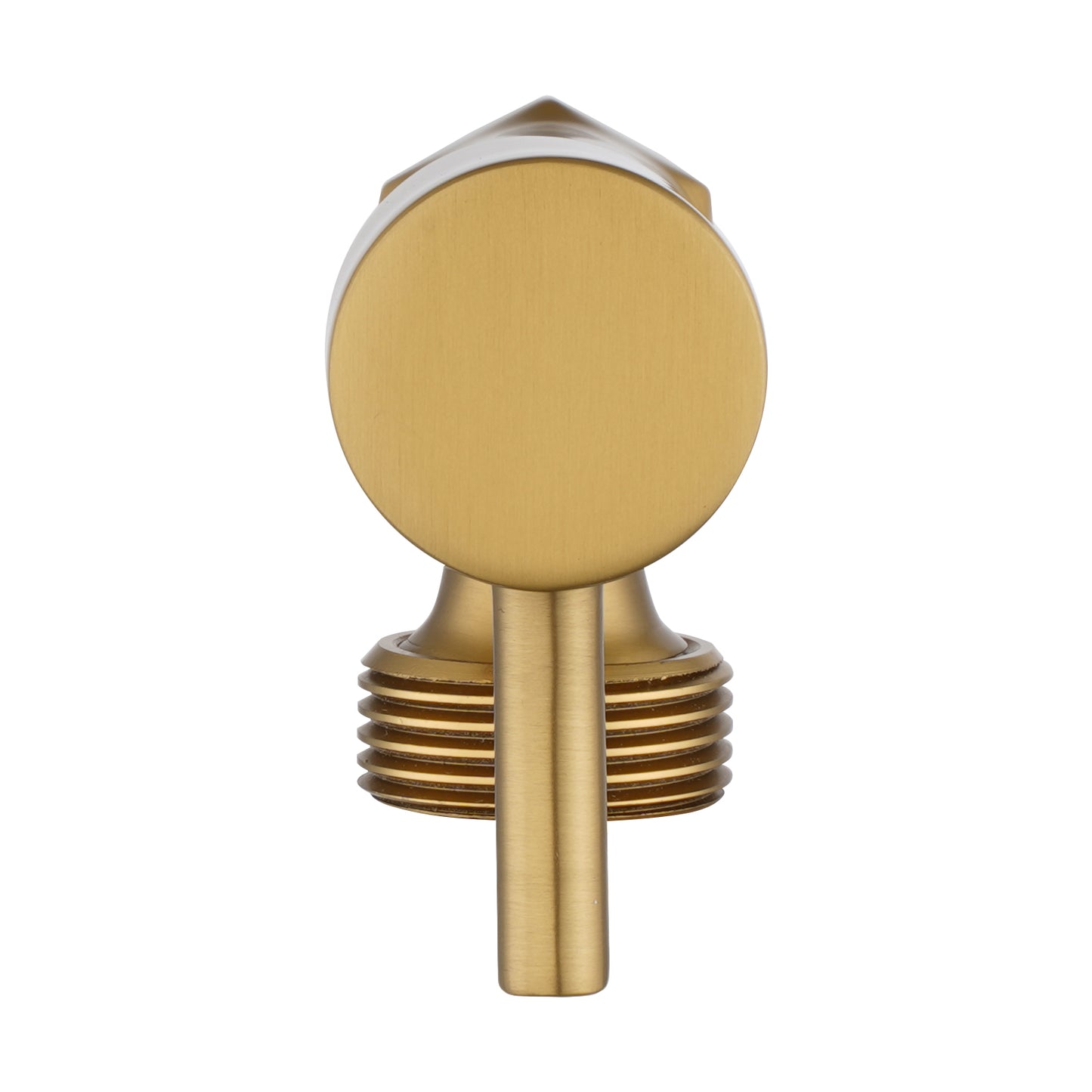 Washing Machine Stop Tap - Brushed Brass