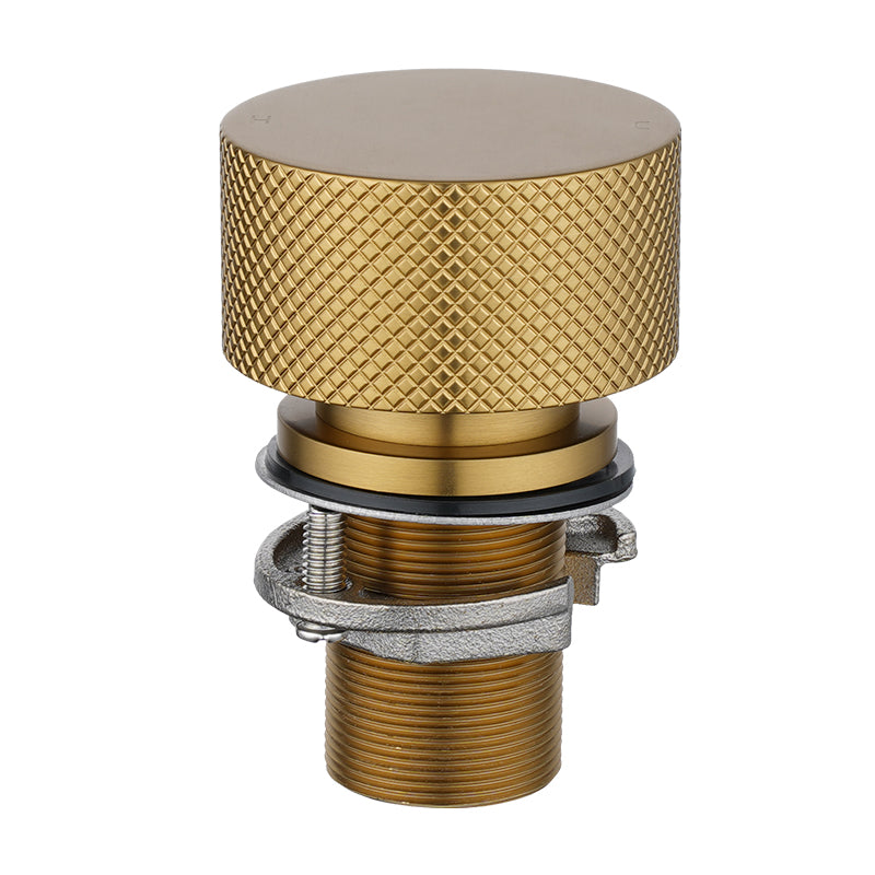 Moon Series Swivel Basin Mixer - Brushed Brass