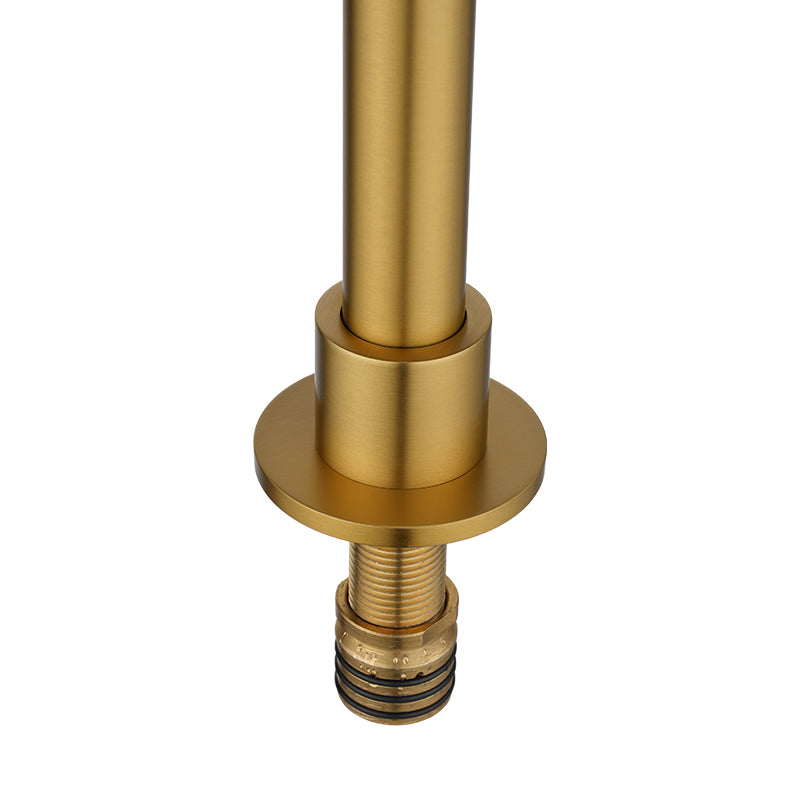 Moon Series Swivel Basin Mixer - Brushed Brass
