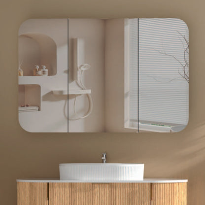 Carysil Grand Shaving Cabinet 1200x800mm - Walnut