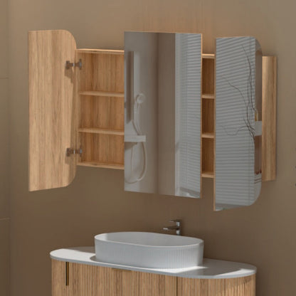 Carysil Grand Shaving Cabinet 1200x800mm - Walnut