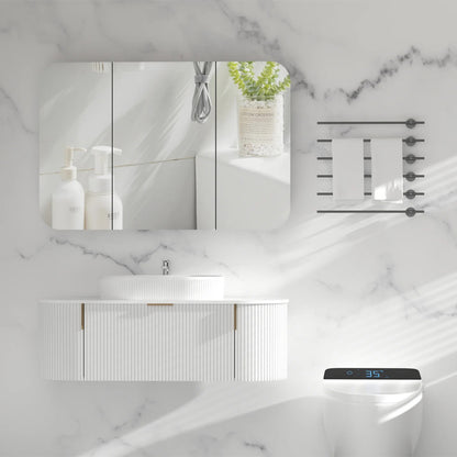 Carysil Grand Shaving Cabinet 1200x800mm - Matte White