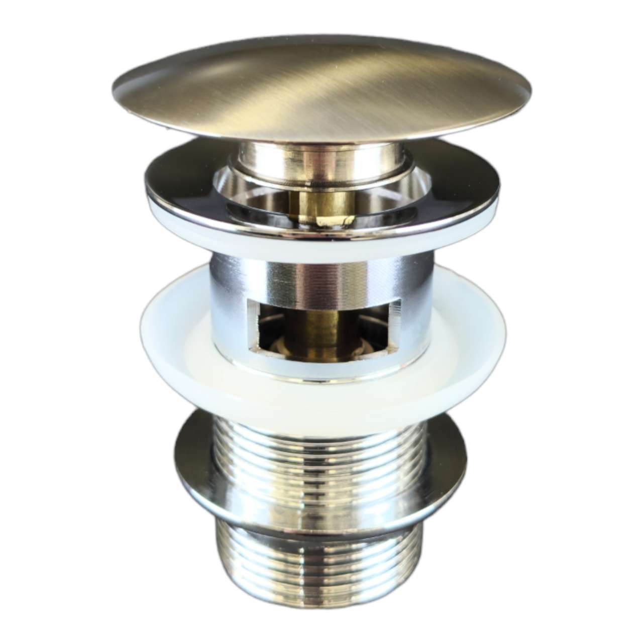 Metal Cap Pop-Up Waste 32/40mm With Overflow - Brushed Nickel – BCP ...