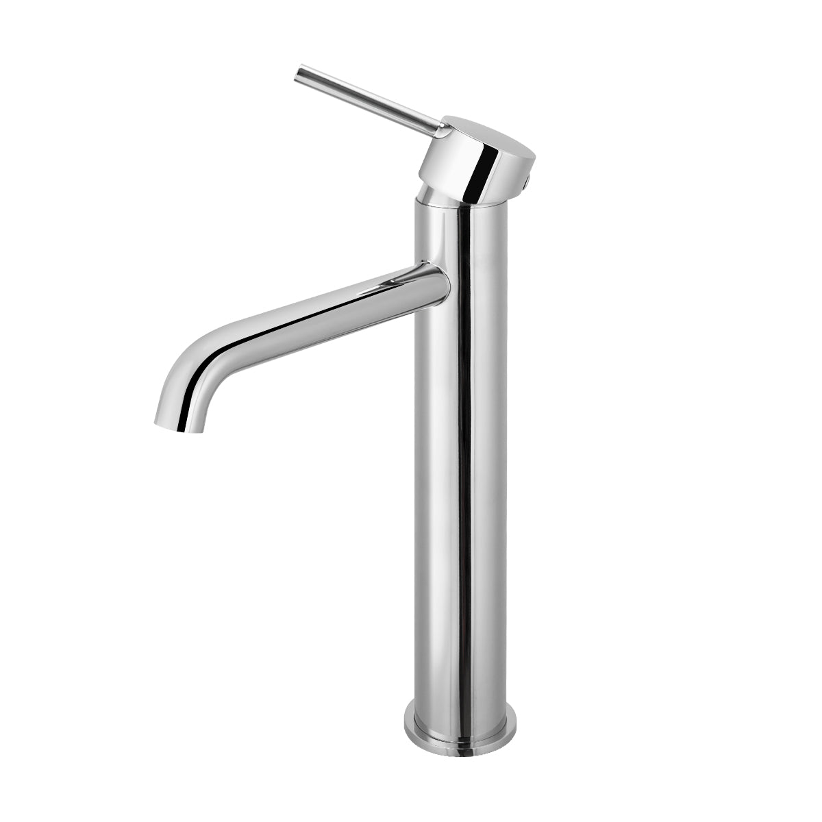 Lucid Pin Round Tall Basin Mixer - Chrome