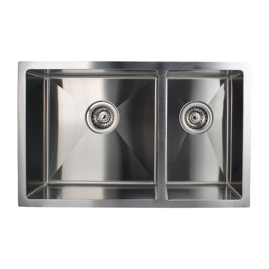 Stainless Steel Sink with Double Bowl 710x450