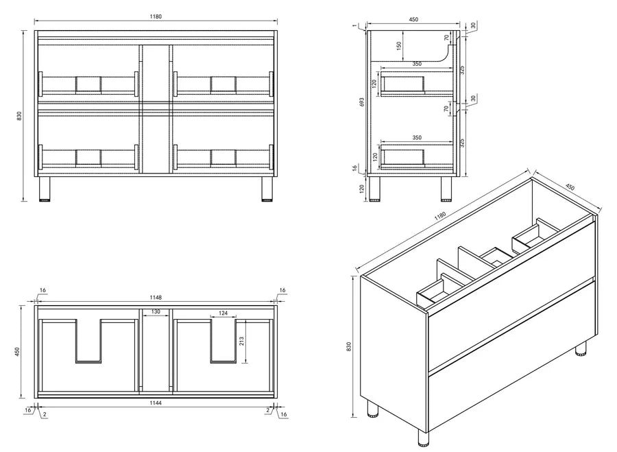 Hera Freestanding Cabinet