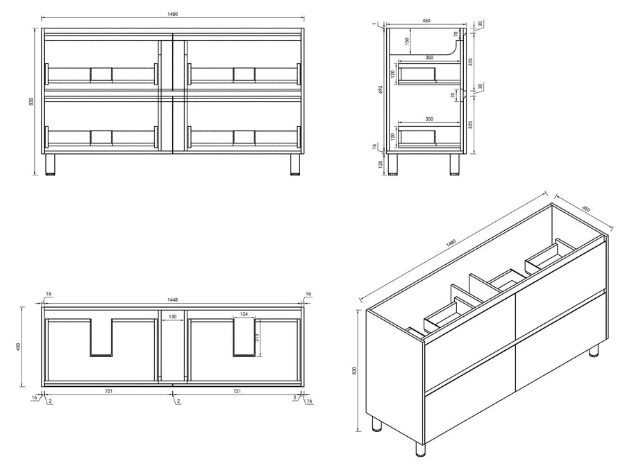 Hera Freestanding Cabinet
