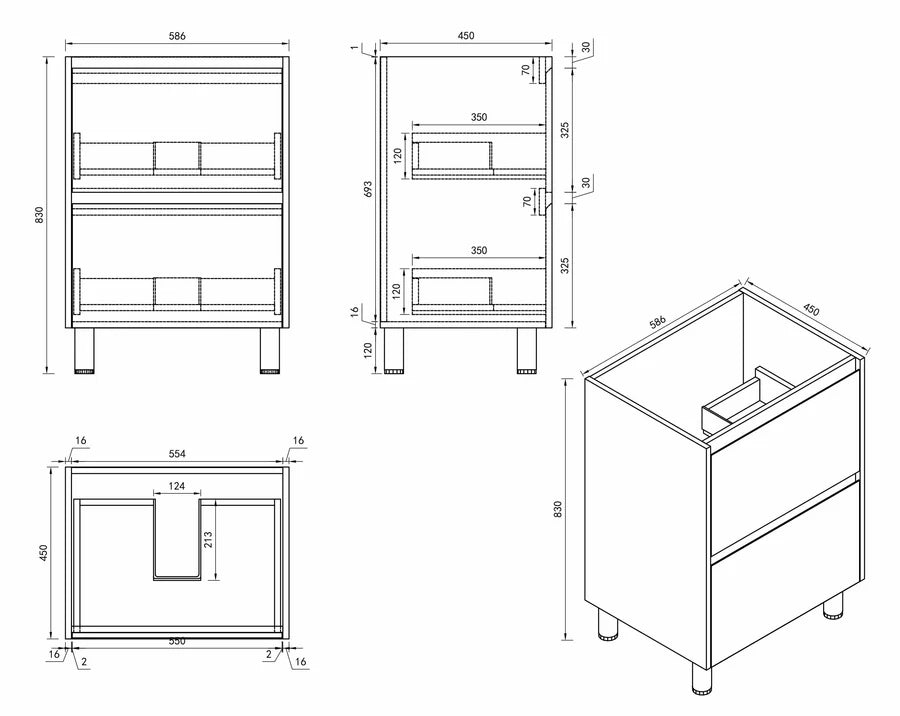 Hera Freestanding Cabinet