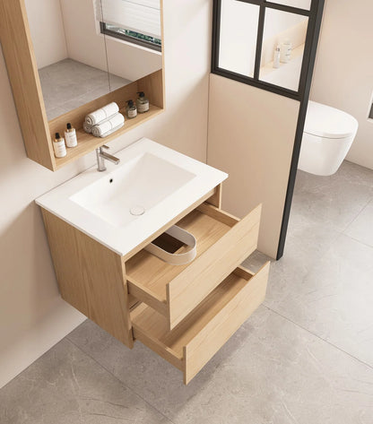 Hera Wall-Hung Vanity – Oak