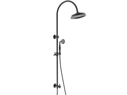 Clasico Combination Shower Set - Matte Black