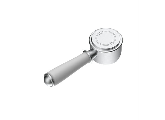 Clasico Ceramic Handle for Wall Mixer - Brushed Nickel