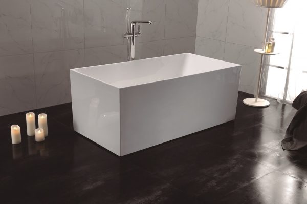 Orta Multi-Fix Freestanding Bath - White
