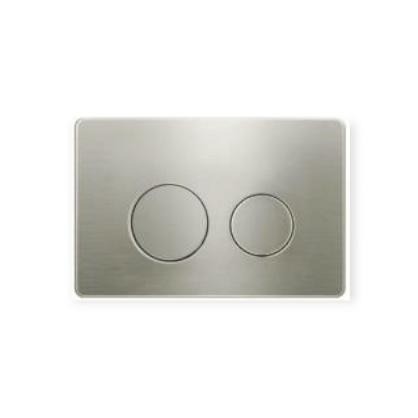 Access Round Button Plate - Brushed Nickel