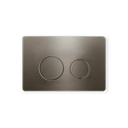 Access Round Button Plate - Gunmetal