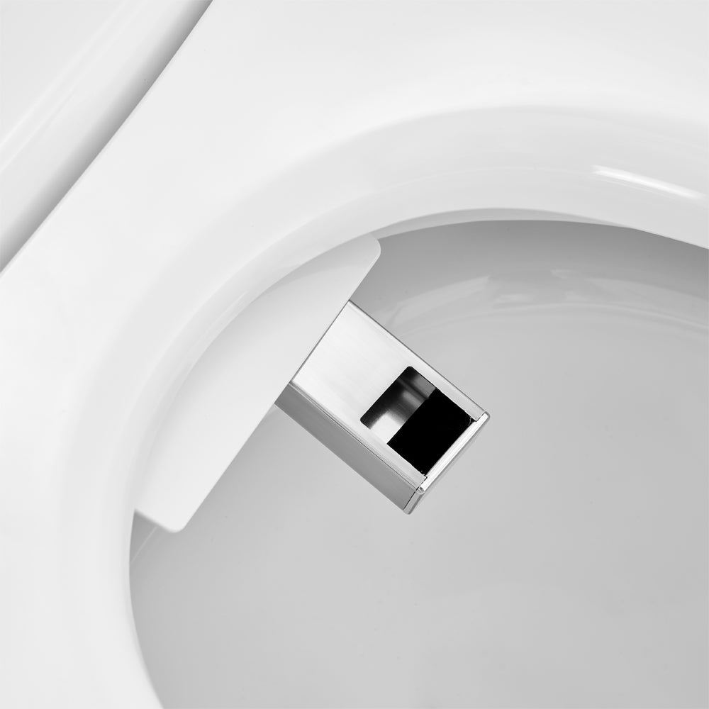 White Free Arrangement Instant Heating Smart Toilet